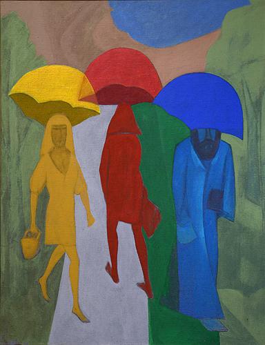  зонтики абстракция