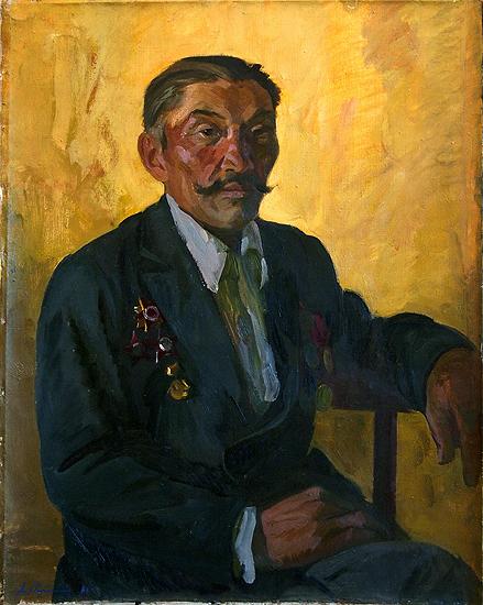  чабан соцреализм портрет ветеран орденоносец