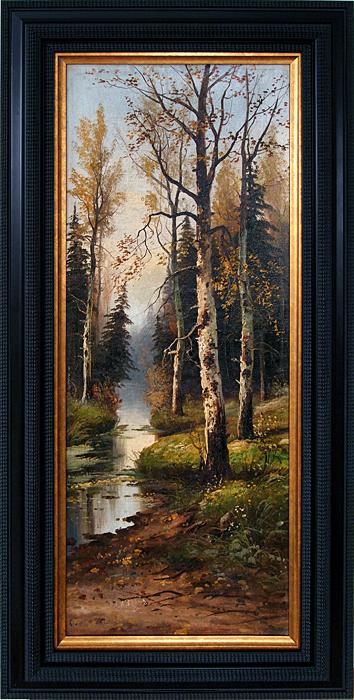 Пейзаж осенний пейзаж - масло живопись