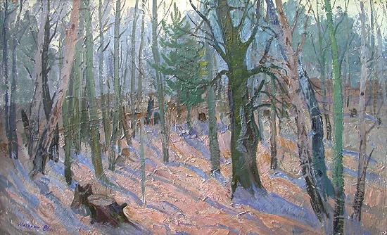  весна пейзаж рассвет лес