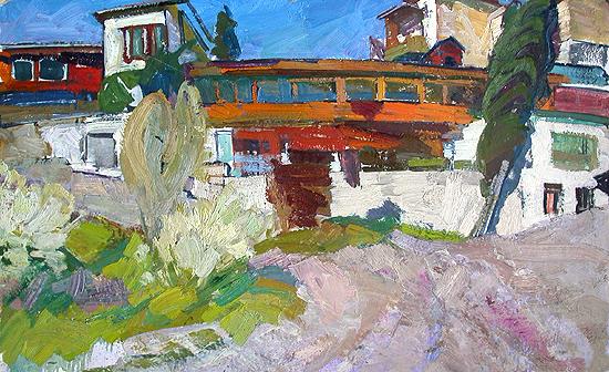  Гурзуф дача Крым пейзаж