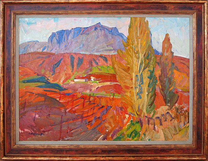  Крым горы виноградники весна пейзаж